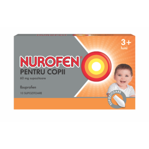 Nurofen pentru copii 60mg x 10sup