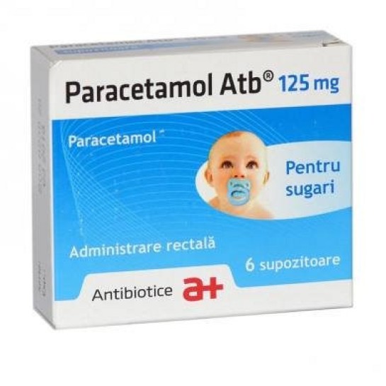 Paracetamol Atb 125mg 2folii x 3sup