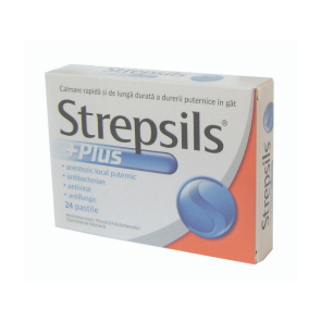 Strepsils Plus x 24pastile ANM-W01459004