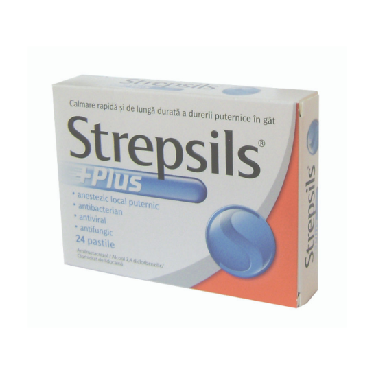Strepsils Plus x 24pastile ANM-W01459004
