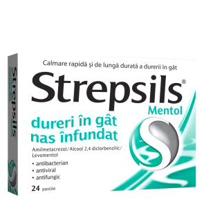 Strepsils menta x 24