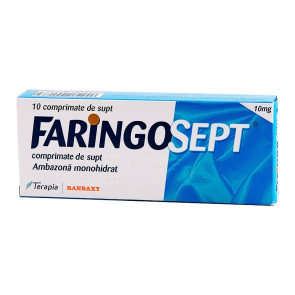 Faringosept 10mg bl.incolor x 10cp.supt