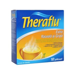 Theraflu Extra raceala+gripa plb.or 10pl