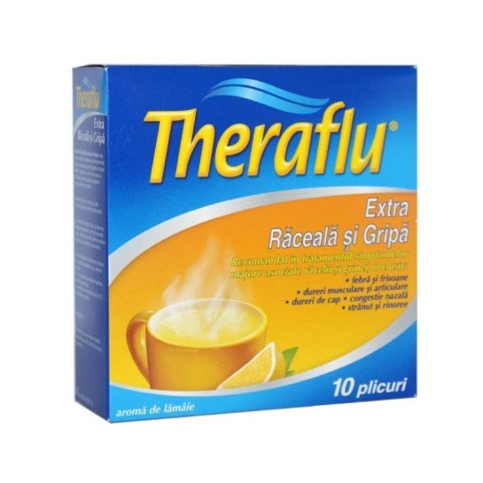 Theraflu Extra raceala+gripa plb.or 10pl