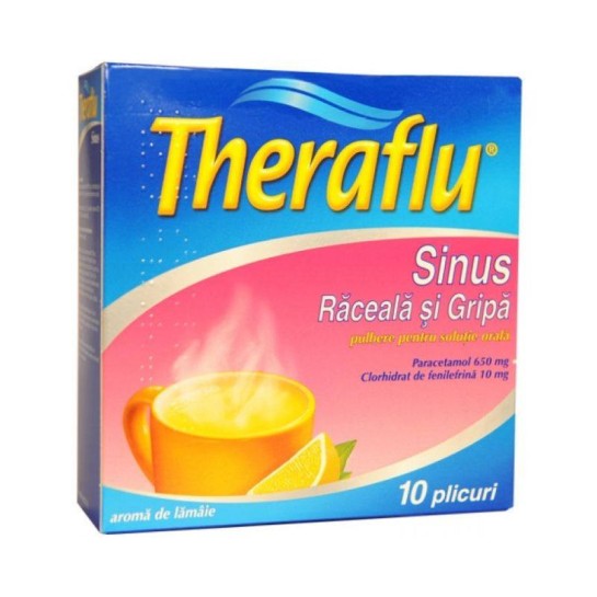 Theraflu Sinus raceala+gripa plb.or 10pl