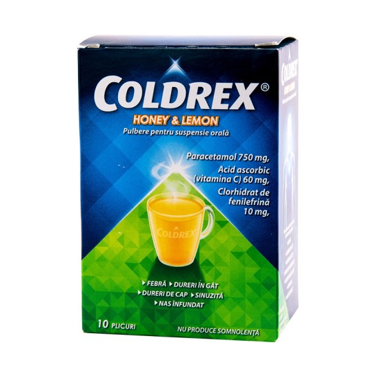 Coldrex Honey&Lemon pb.or 10pl(Hipocrate