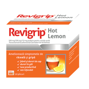 Revigrip Hot Lemon x 10plicuri