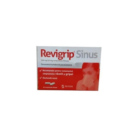 Revigrip sinus 500mg/30mg x 20cp.film