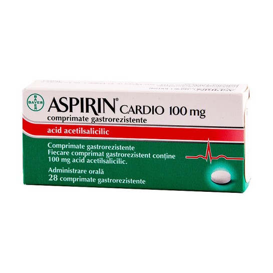 Aspirin Cardio 100mg x 28cp.grez