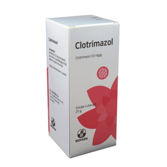 Clotrimazol 1% sol.cut x 25g (Biofarm)