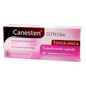 Canesten Gyn Uno 500mg x 1cps.moale.vag