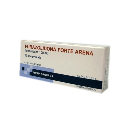 Furazolidona Forte 100mg x 20cp (Arena)