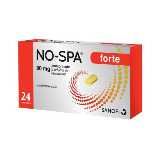 No-Spa Forte 80mg 1bl x 24cp