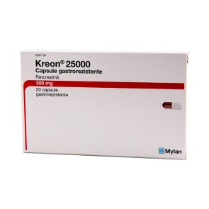 Kreon 25000 300mg 2blx10cps.grez (Mylan)