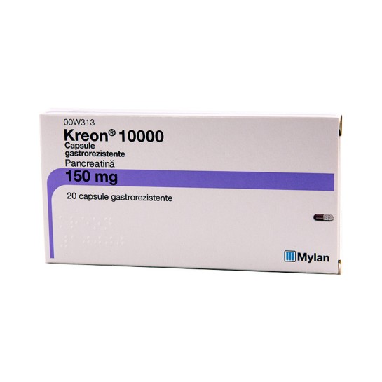 Kreon 10000 150mg 2blx10cps.grez (Mylan)