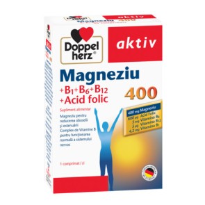 DOPPELHERZ Mg + B1+B6 + B12 + Ac folic x 30