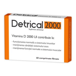 Zdrovit Detrical D3 2000IU x 60cp