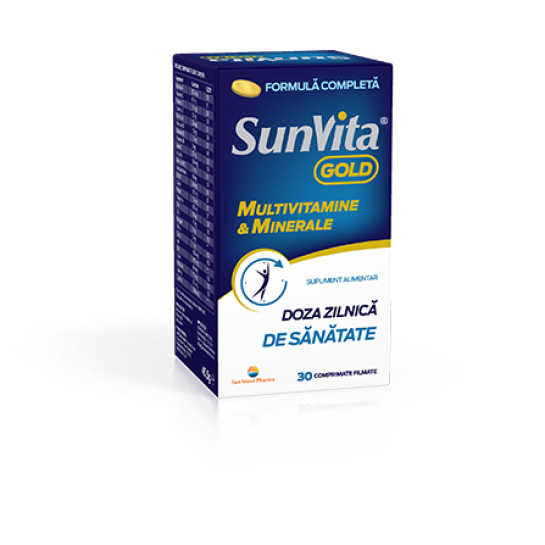 Sunvita Gold multivit+min x 30cp.film
