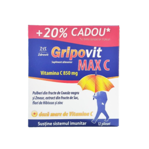 Zdrovit Gripovit Max C x 10pl + 20%-cad