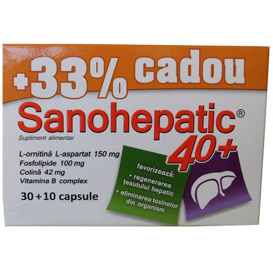 Zdrovit Sanohepatic 40+ 30+10cps