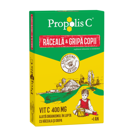 Propolis C raceala gripa kids x 8pl