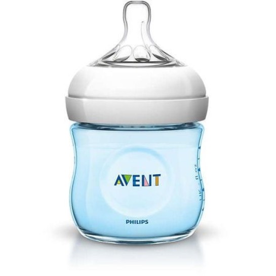 AVENT Natural Biberon 125ml +0L albastru