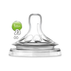 AVENT Tetina 2 orificii de la 1l x 2buc