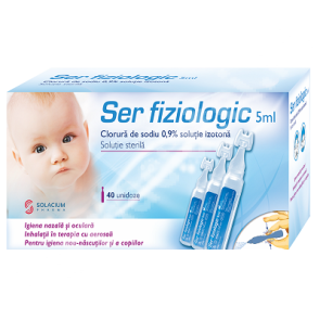 Ser fiziologic 5ml x 40fi (Solacium)