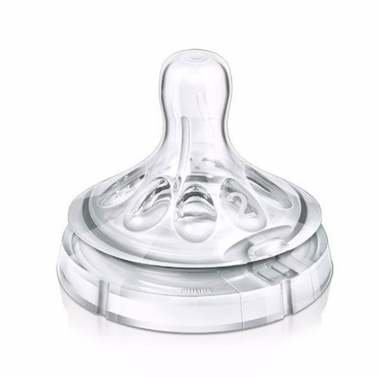 AVENT Tetina 2 orificii de la 1l x 2buc