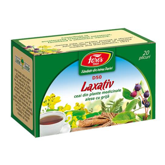 Ceai laxativ x 20dz (Fares)