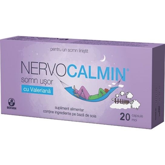 Nervocalmin somn usor+valer x 20cps.moi