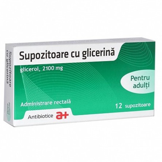 Supozitoare cu glicer adl x 12sup