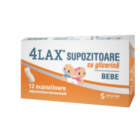 4Lax Bebe supozitoare sugari x 12sup