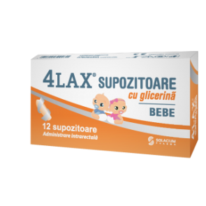 4Lax Bebe supozitoare sugari x 12sup