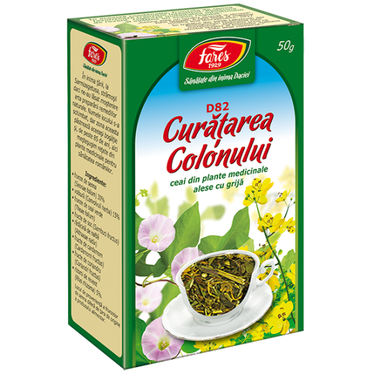 Ceai curatare colon x 50g (Fares)