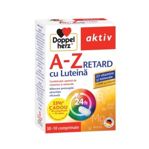 DOPPELHERZ Akt A-Z ret Lutein 30+10tb gr