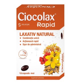 CIOCOLAX RAPID X 10 CPS