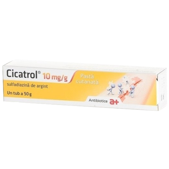 Cicatrol 10mg/g pasta cutanata x 50g