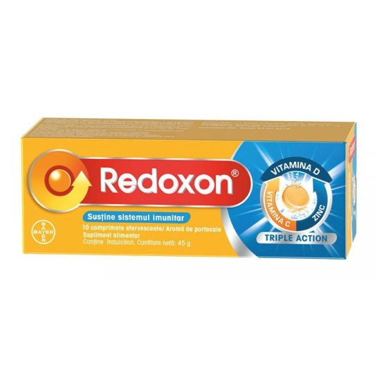 Redoxon Triple Action C+Zn+D x 10cp.eff
