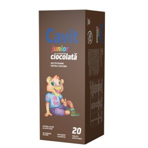 Cavit Junior cu ciocolata x 20tb.mast