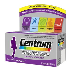 Centrum Silver 50+ pentru femei x 30cp