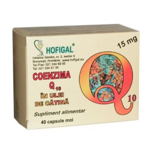 Coenzima Q10+ulei catina x40cps(Hofigal)
