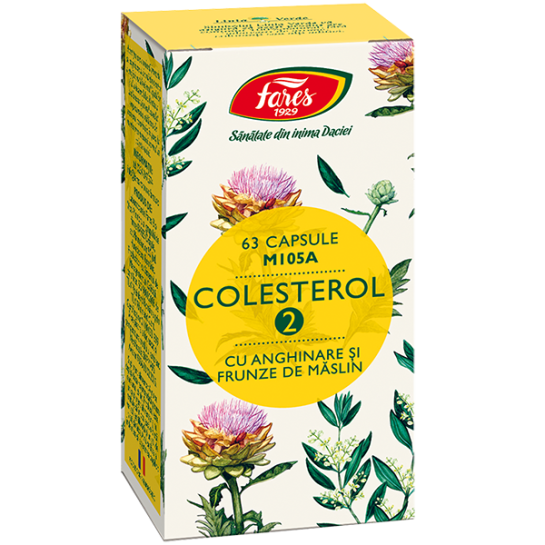 Colesterol 2 cu anghin,fr.maslin x 63cps