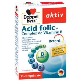 DOPPELHERZ Acid folic+B complex x 30tb