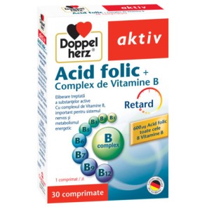 DOPPELHERZ Acid folic+B complex x 30tb