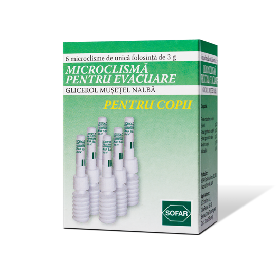 Microclisma 3g copii x 6doze (Sofar)
